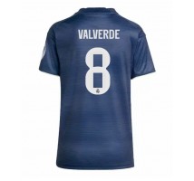 Real Madrid Federico Valverde #8 Koszulka Wyjazdowa damskie 2025-26 Krótki Rękaw